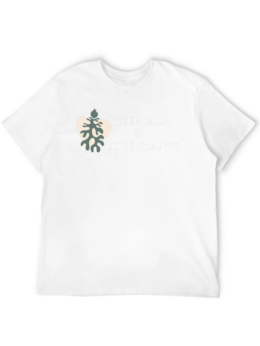 Keep Calm & Love Plants Graphic Tee