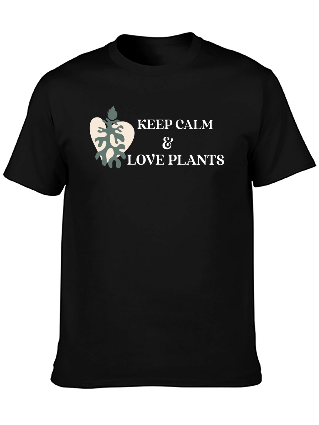 Keep Calm & Love Plants Graphic Tee