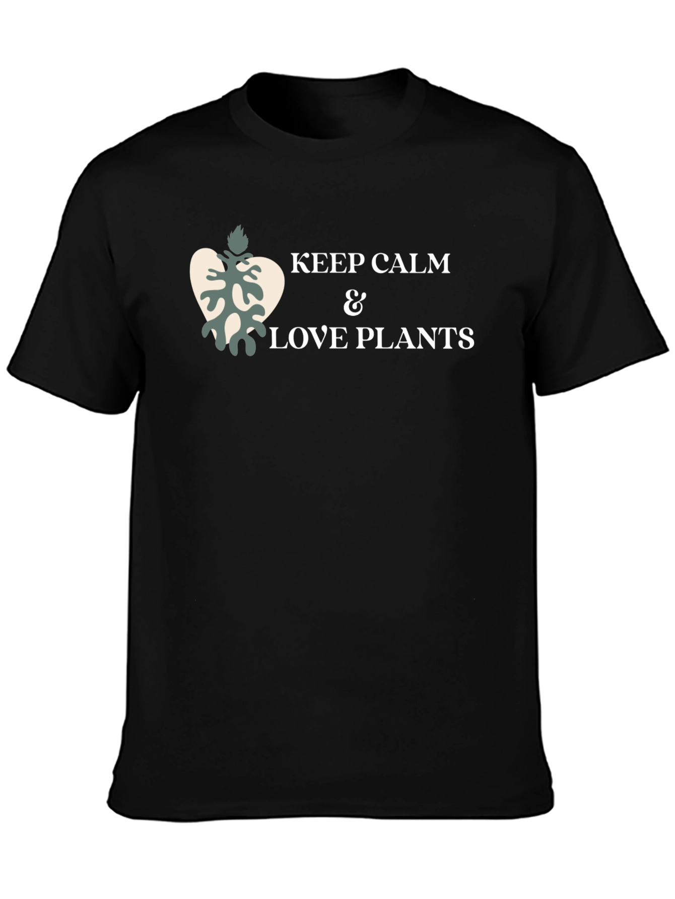 Keep Calm & Love Plants Graphic Tee