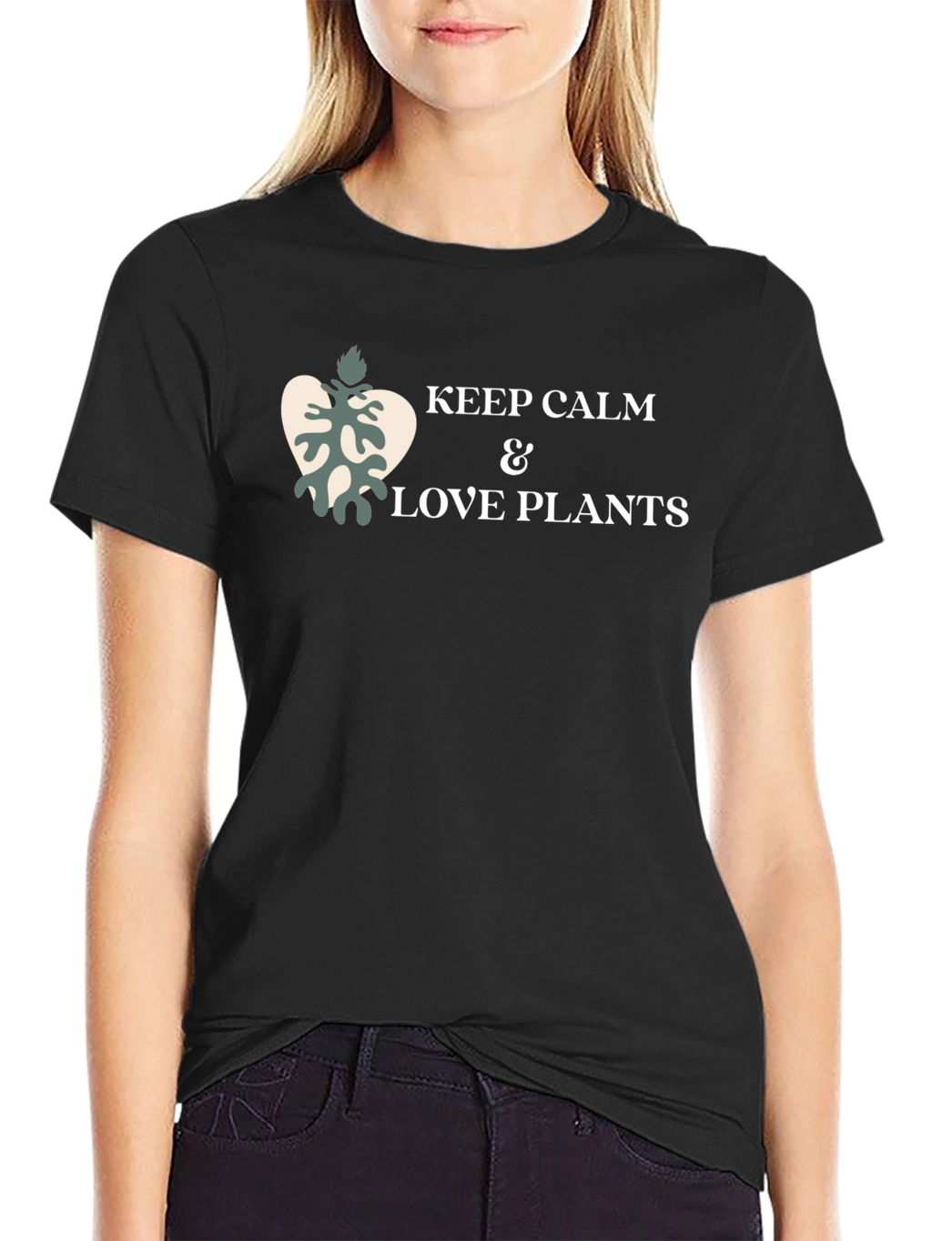 Keep Calm & Love Plants Graphic Tee