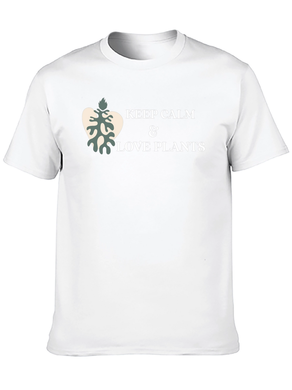 Keep Calm & Love Plants Graphic Tee
