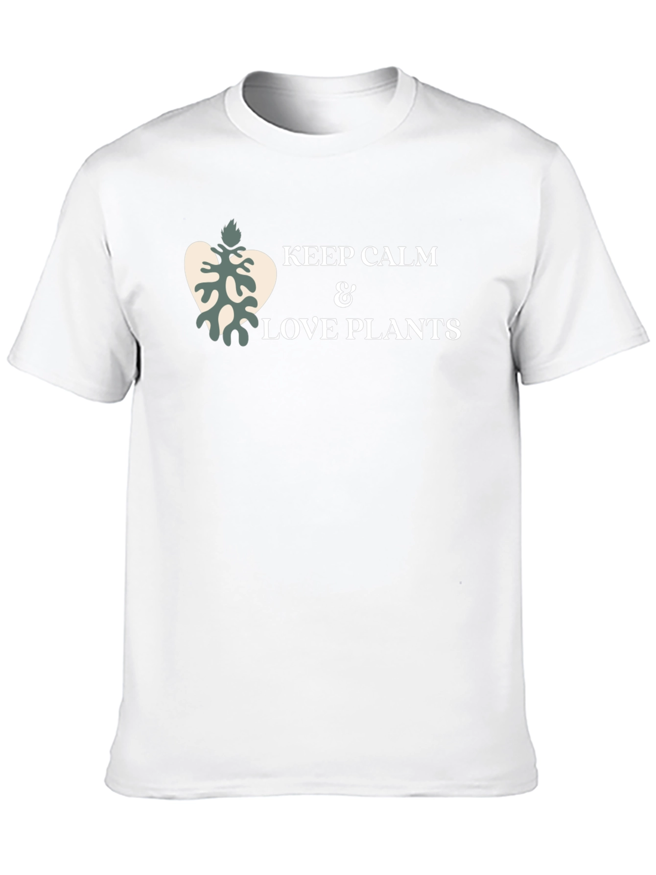 Keep Calm & Love Plants Graphic Tee
