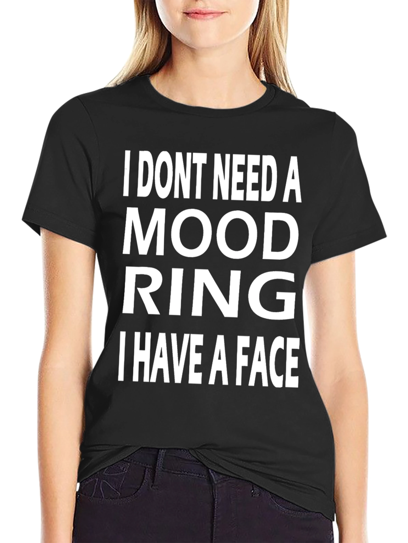 Funny Mood Ring T-Shirt - I Have A Face!