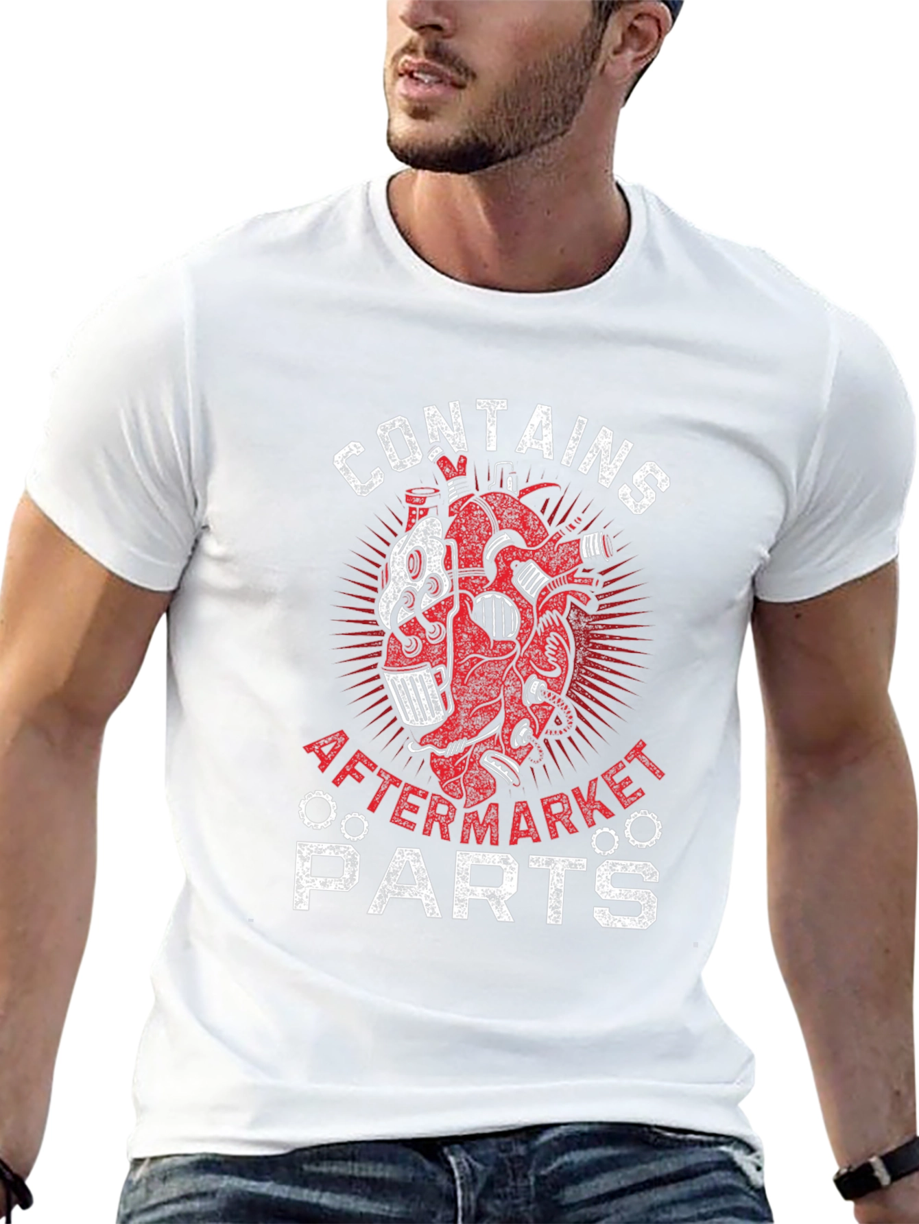 Contains Aftermarket Parts Graphic T-Shirt