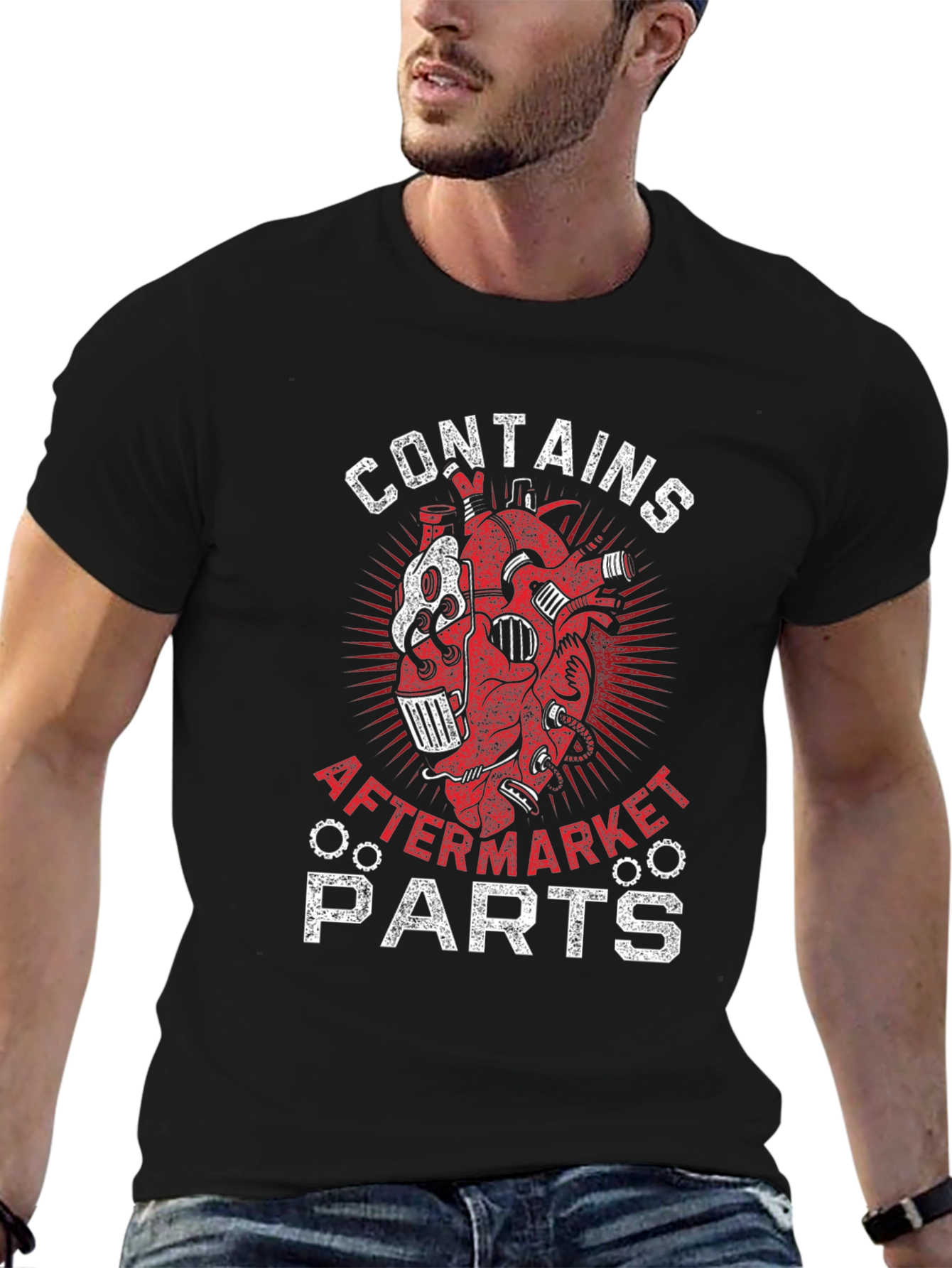 Contains Aftermarket Parts Graphic T-Shirt