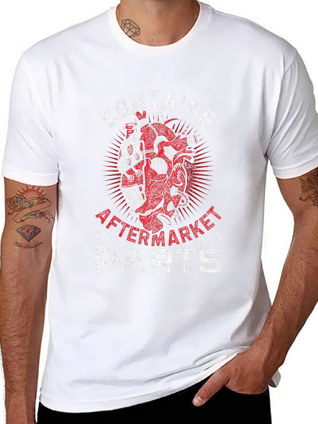 Contains Aftermarket Parts Graphic T-Shirt