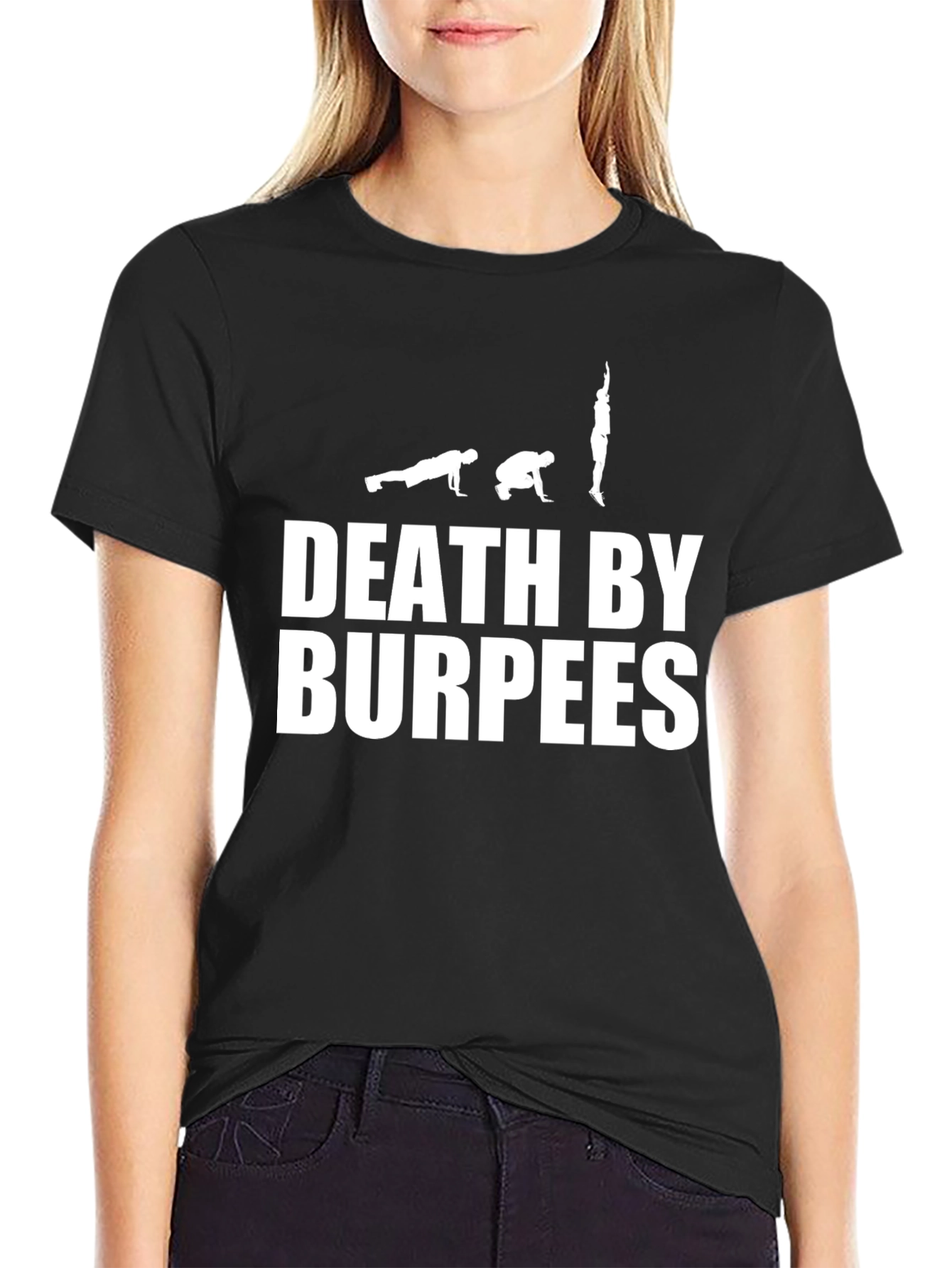 Death by Burpees Fitness T-Shirt
