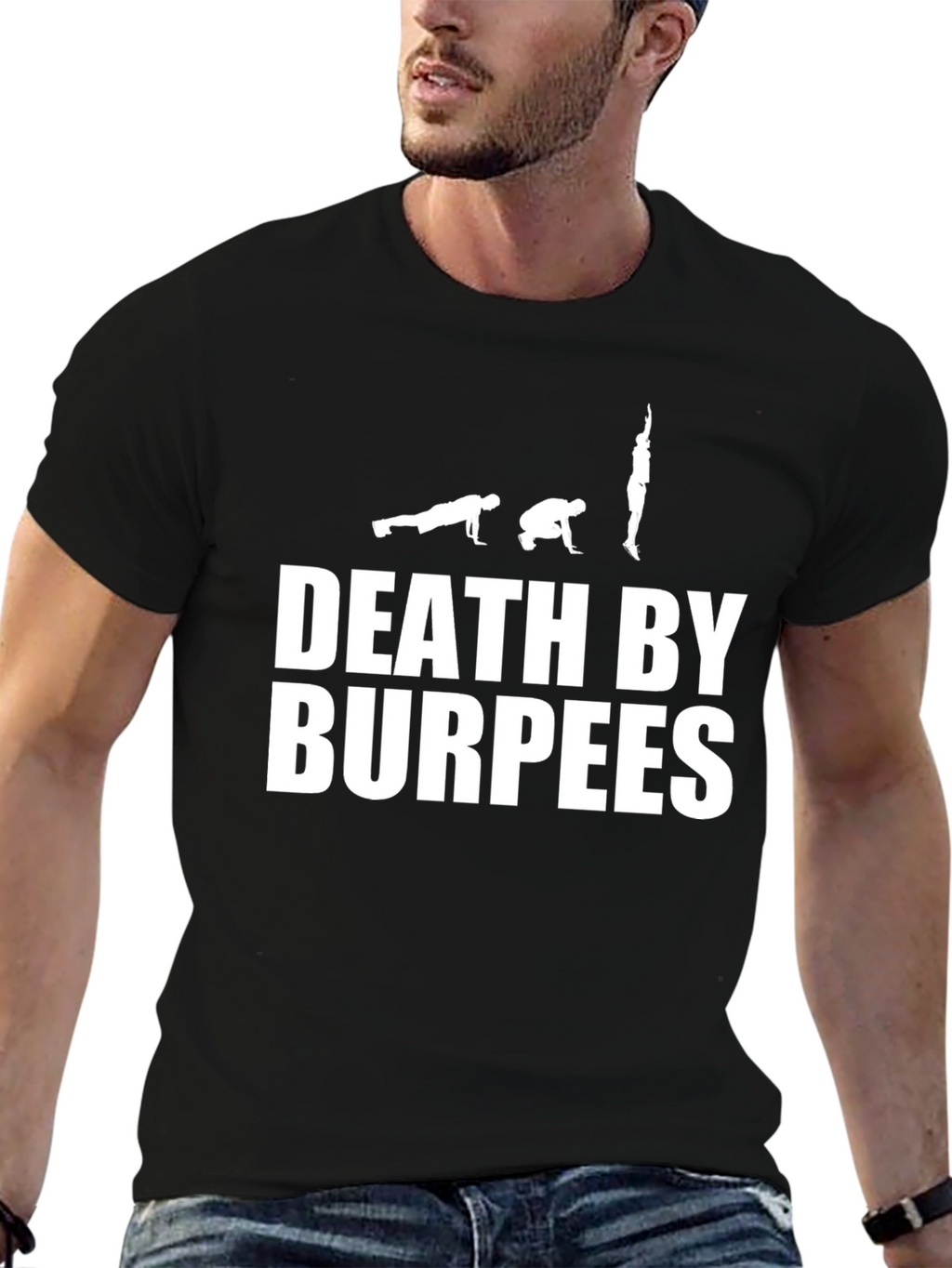 Death by Burpees Fitness T-Shirt