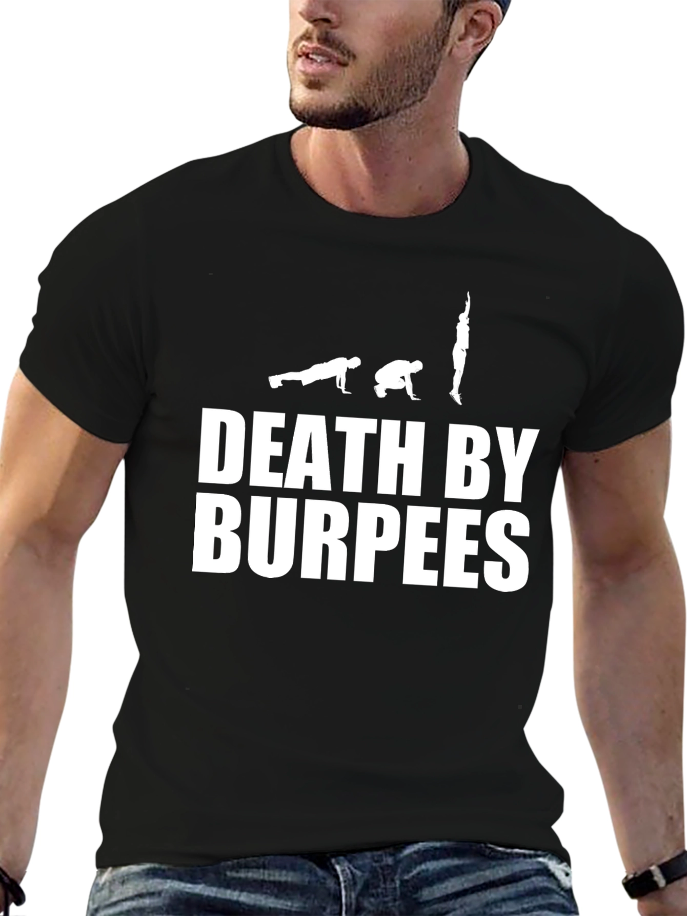 Death by Burpees Fitness T-Shirt