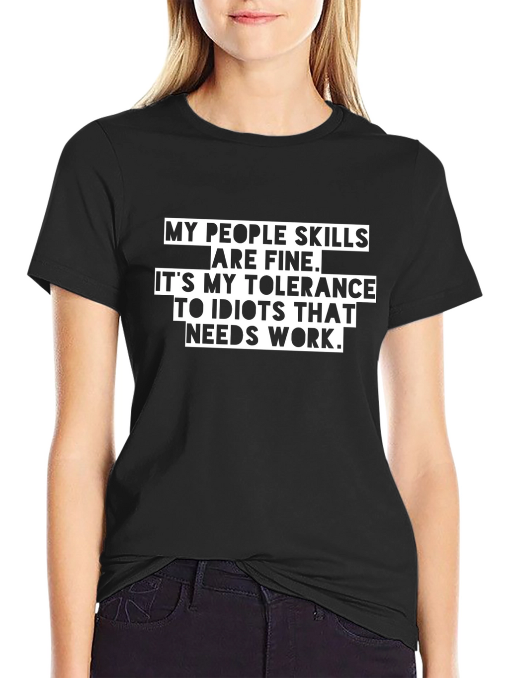 Funny People Skills Tolerance T-Shirt