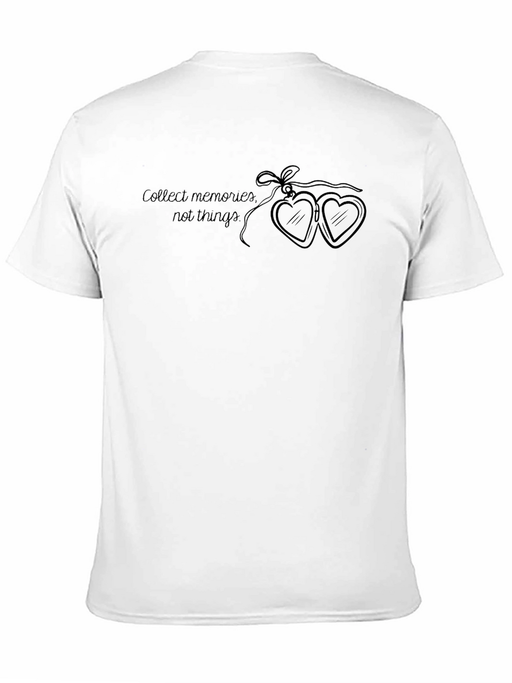 Collect Memories Tee - Heart Locket Design