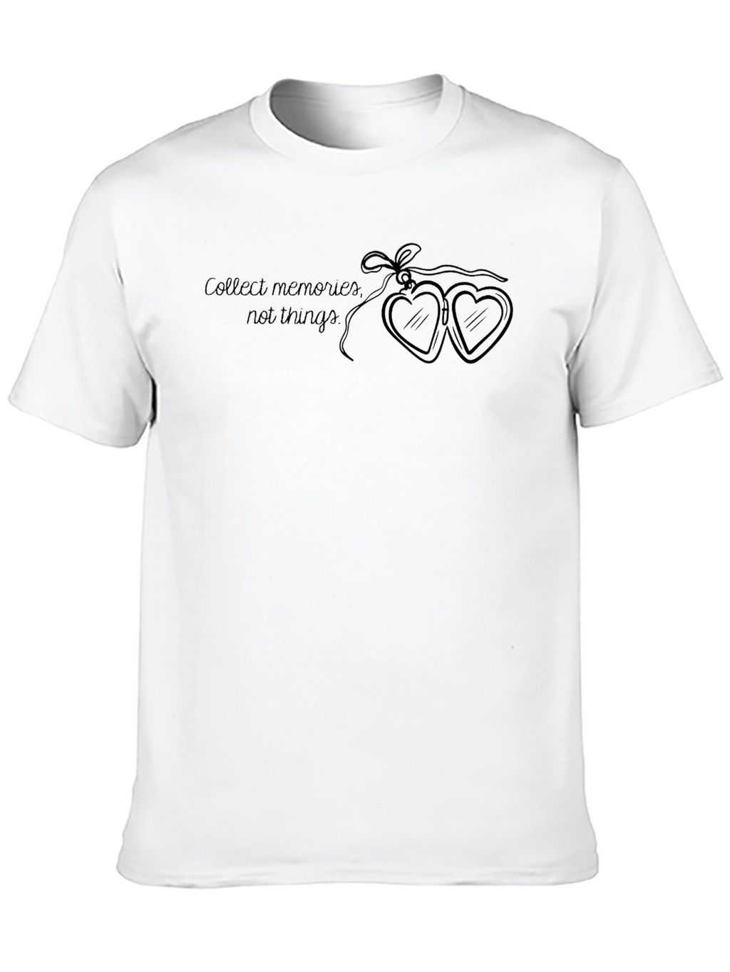 Collect Memories Tee - Heart Locket Design