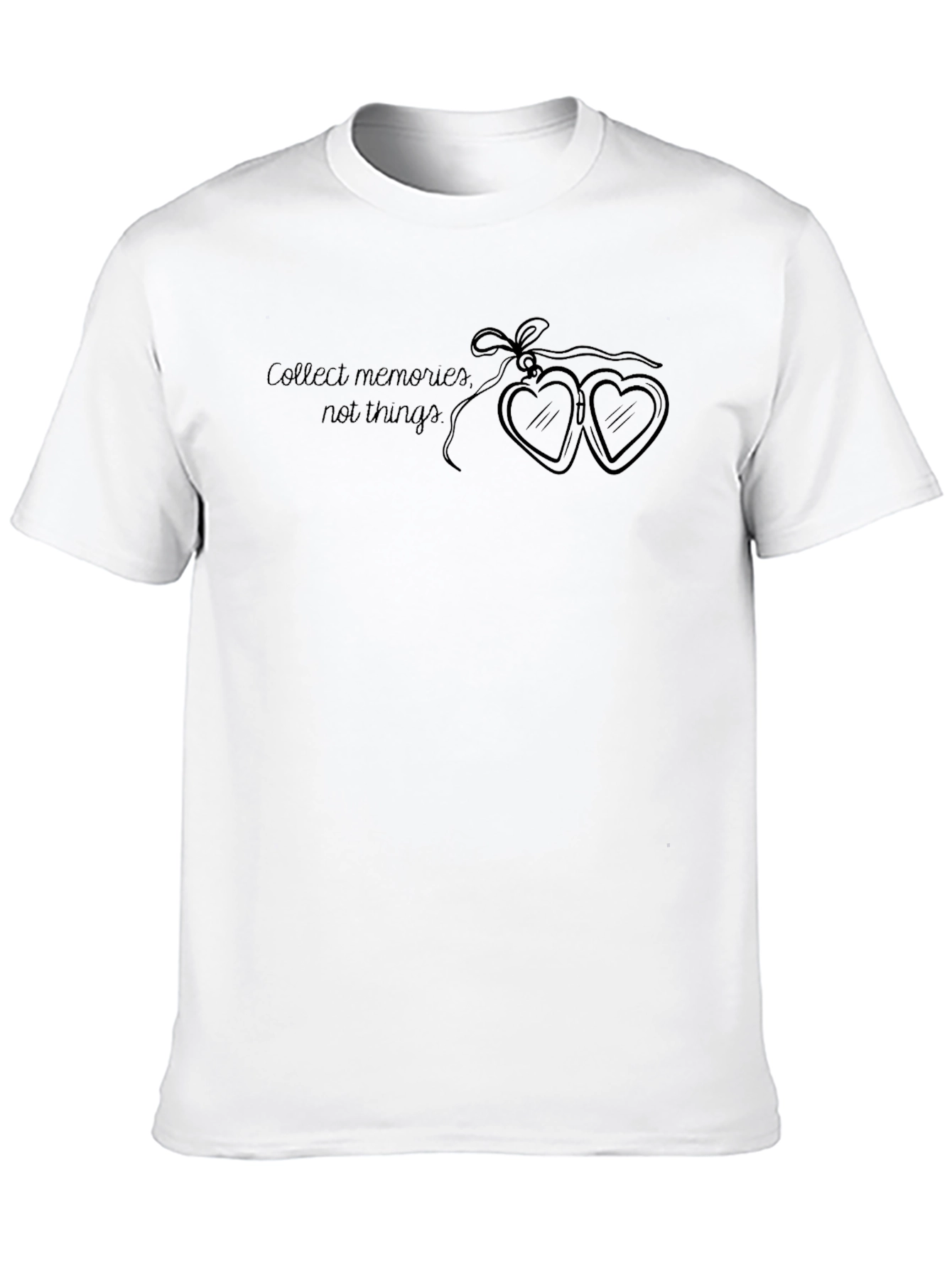 Collect Memories Tee - Heart Locket Design