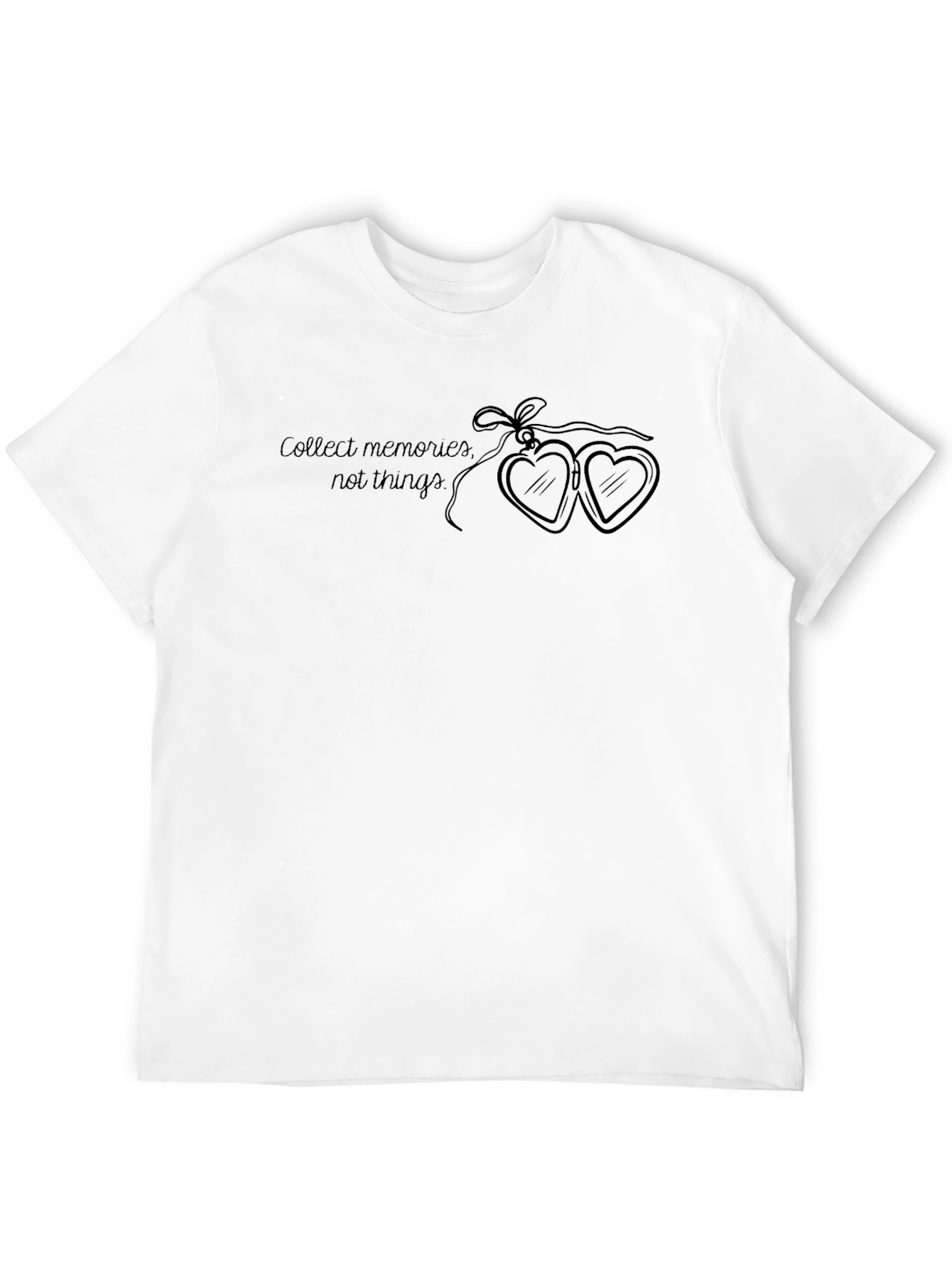 Collect Memories Tee - Heart Locket Design