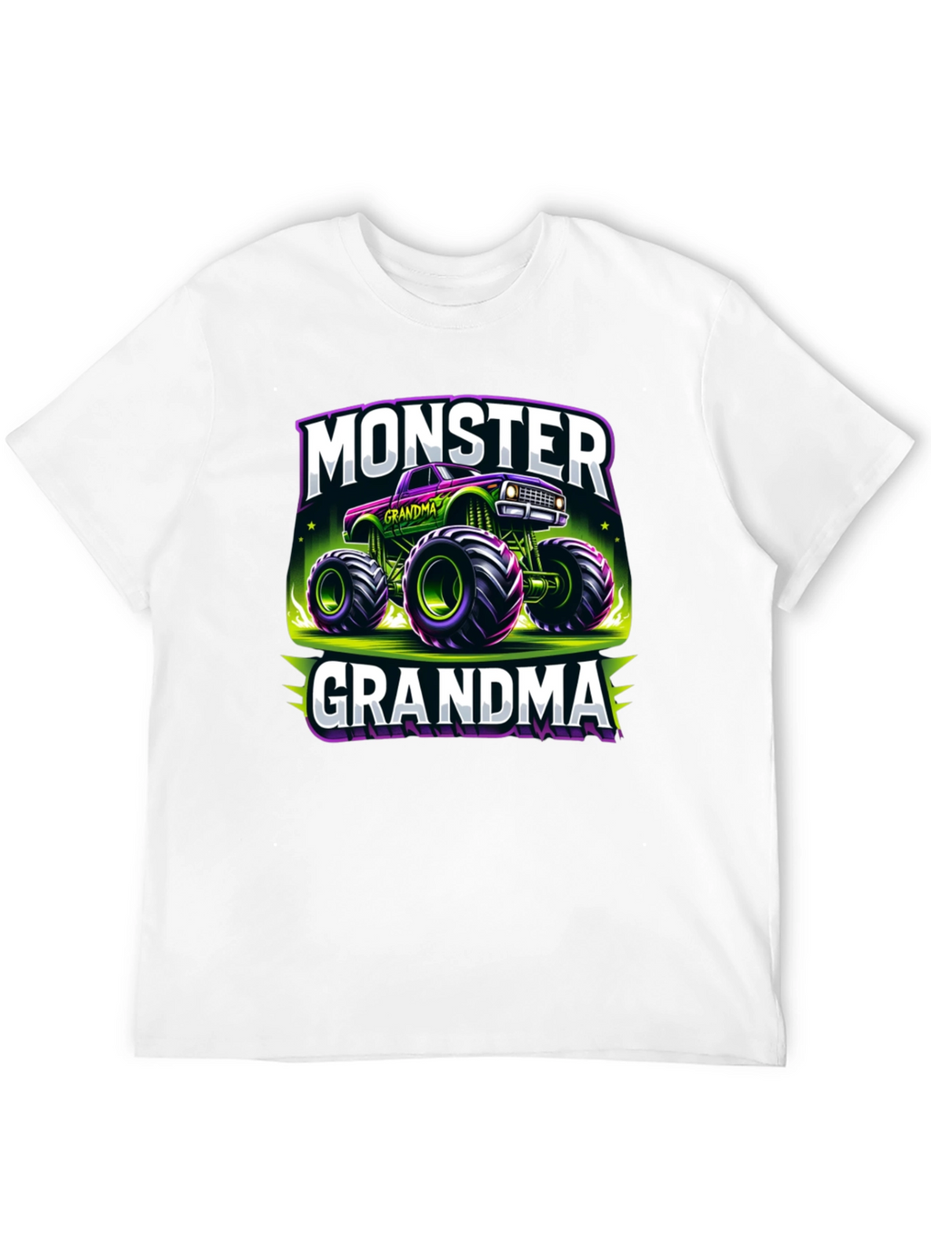 Monster Grandma Truck T-Shirt - Fun Novelty Tee