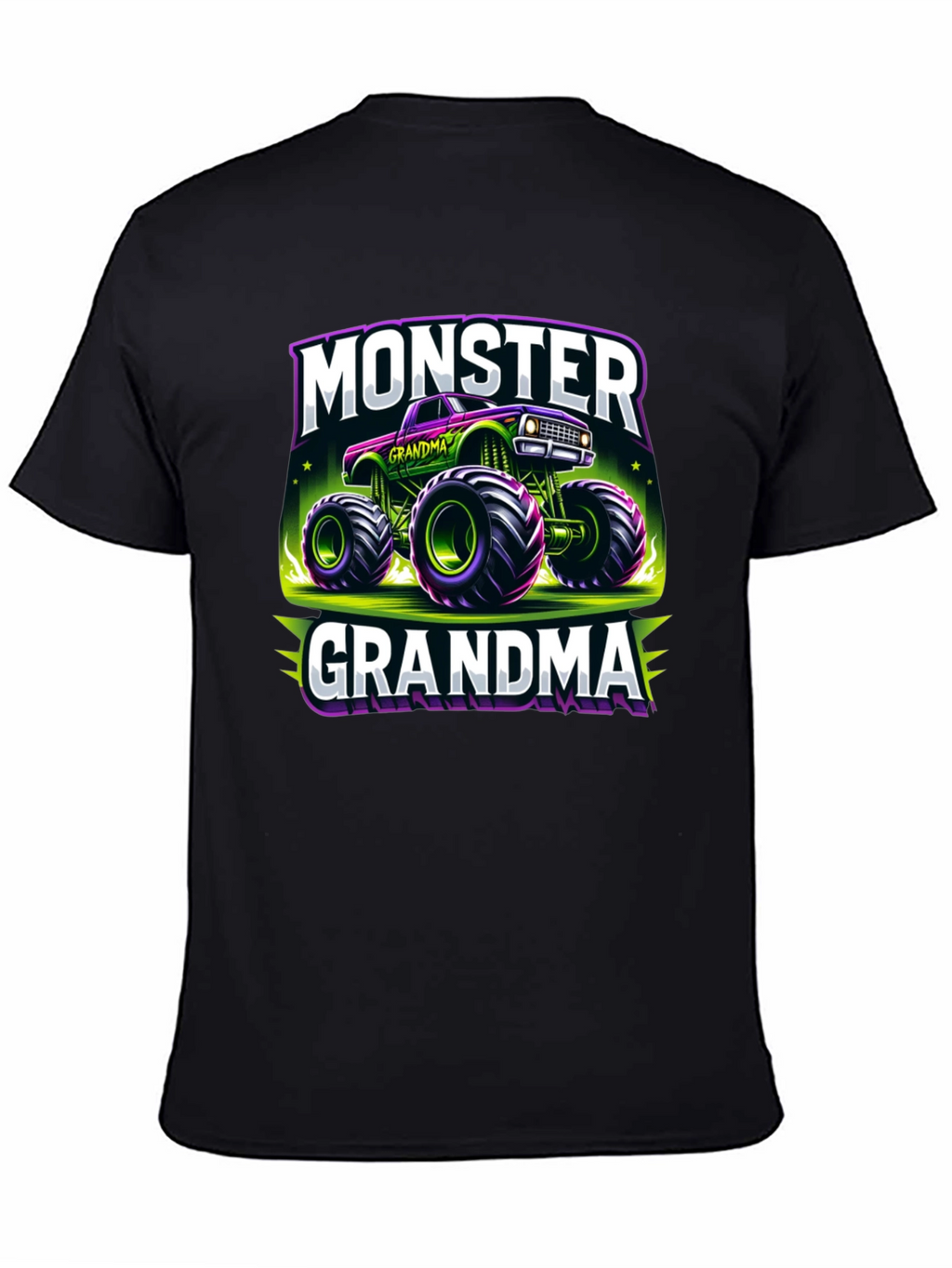 Monster Grandma Truck T-Shirt - Fun Novelty Tee