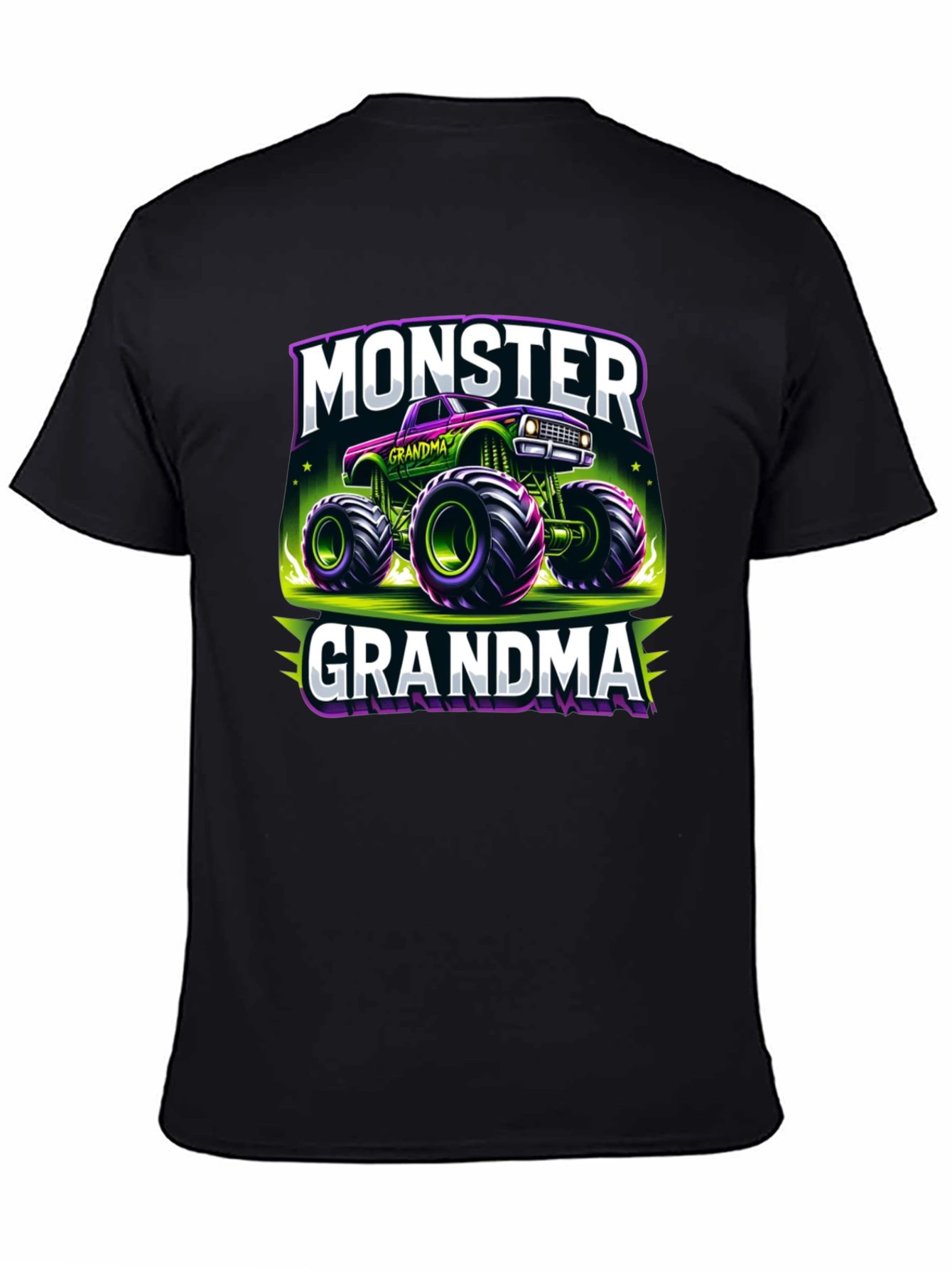 Monster Grandma Truck T-Shirt - Fun Novelty Tee