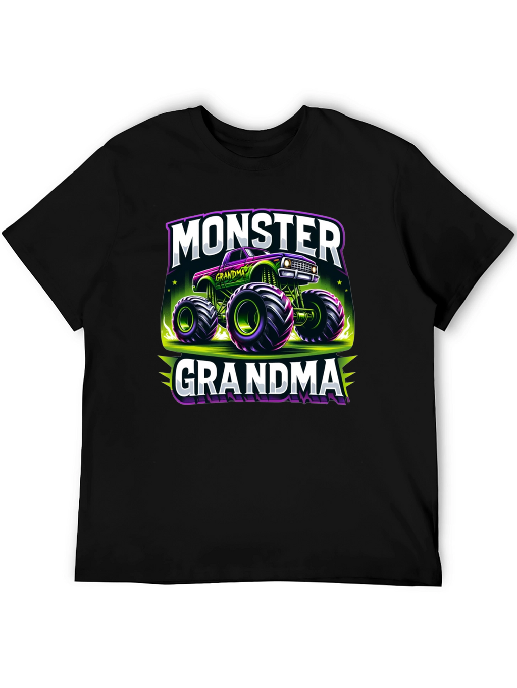 Monster Grandma Truck T-Shirt - Fun Novelty Tee