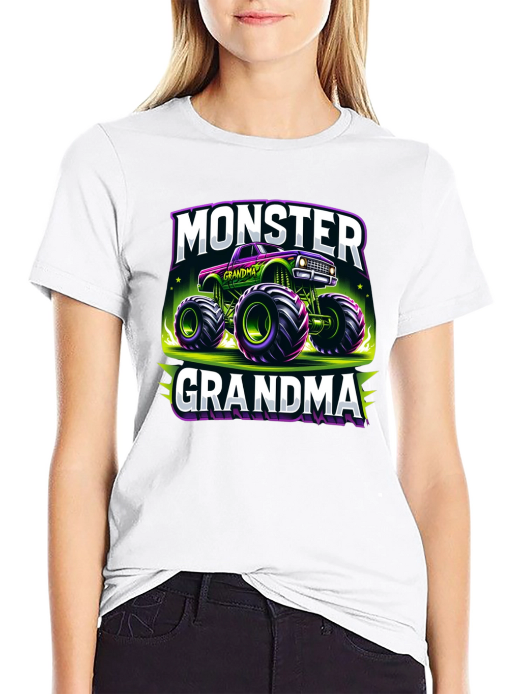 Monster Grandma Truck T-Shirt - Fun Novelty Tee
