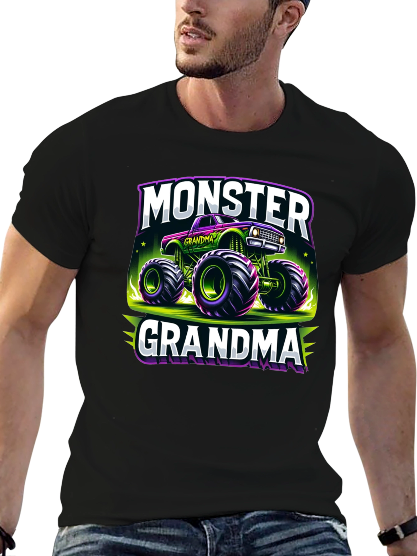 Monster Grandma Truck T-Shirt - Fun Novelty Tee