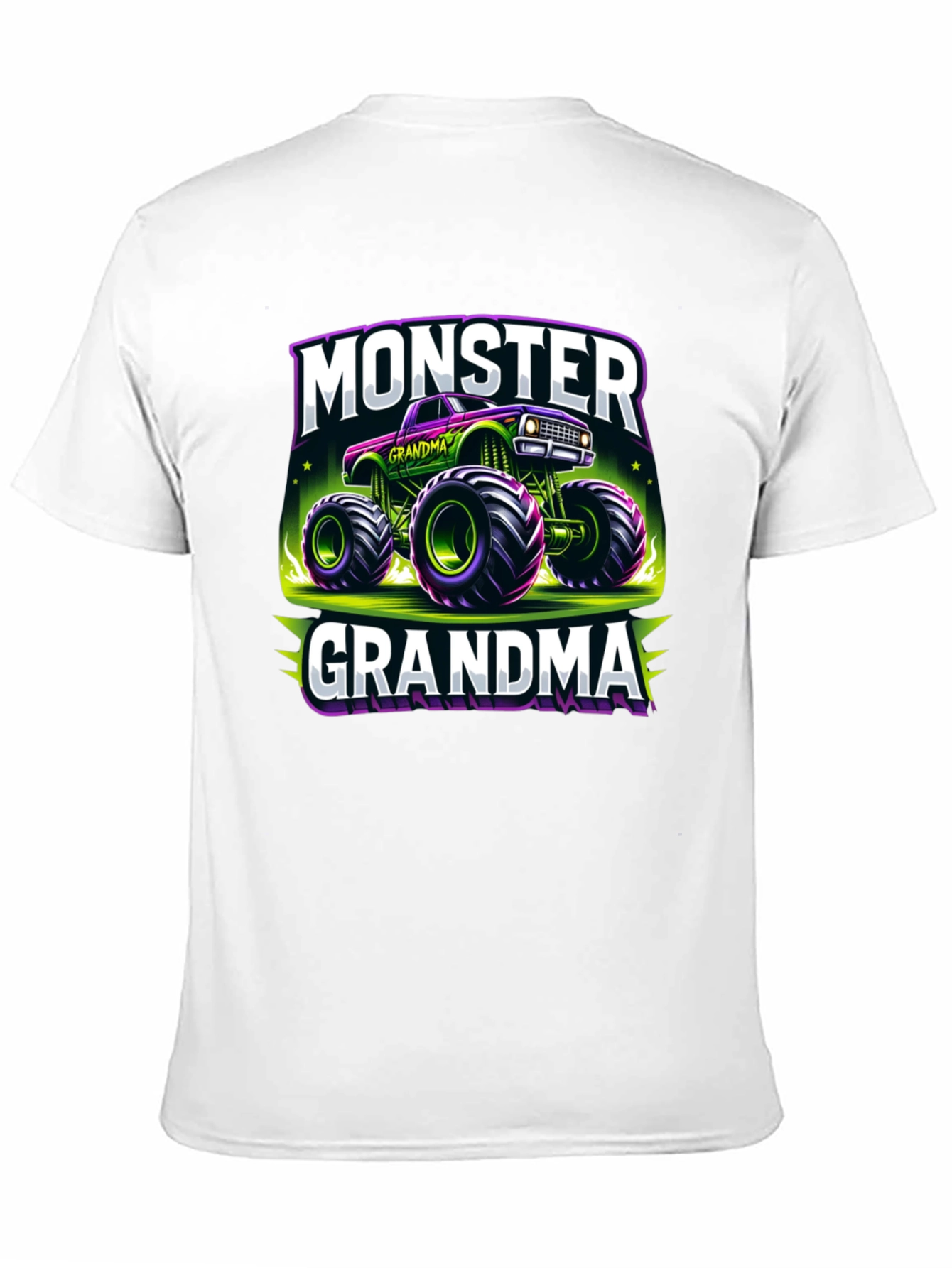 Monster Grandma Truck T-Shirt - Fun Novelty Tee