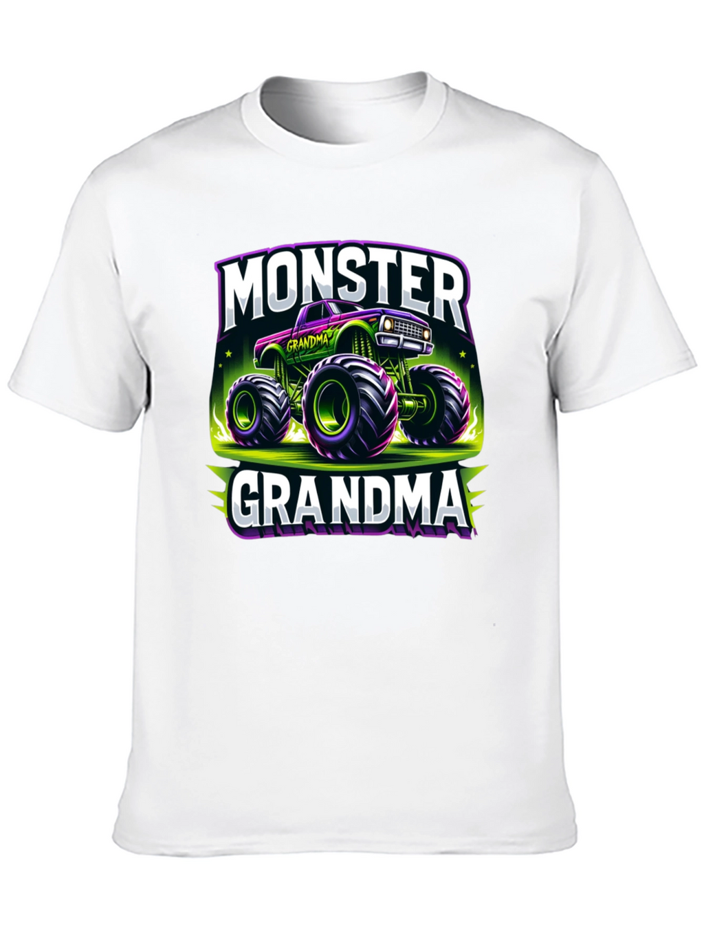 Monster Grandma Truck T-Shirt - Fun Novelty Tee