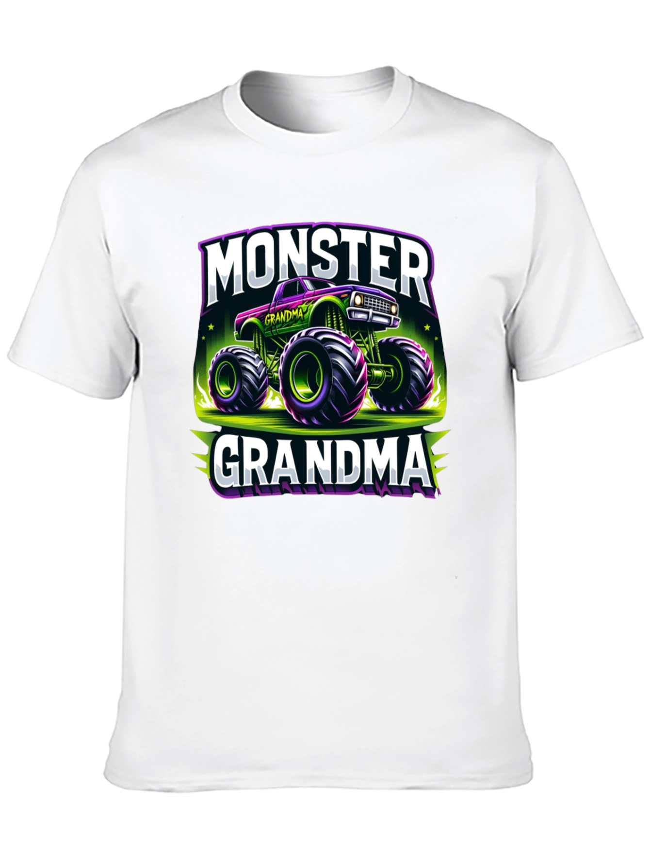 Monster Grandma Truck T-Shirt - Fun Novelty Tee