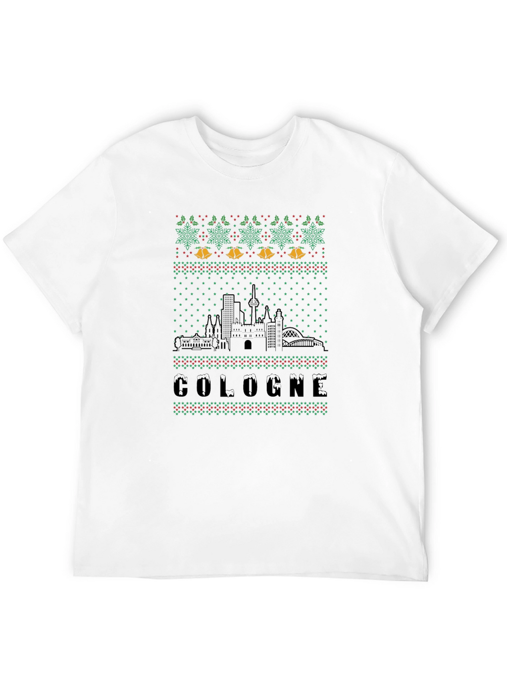 Cologne Ugly Christmas Sweater Style T-Shirt