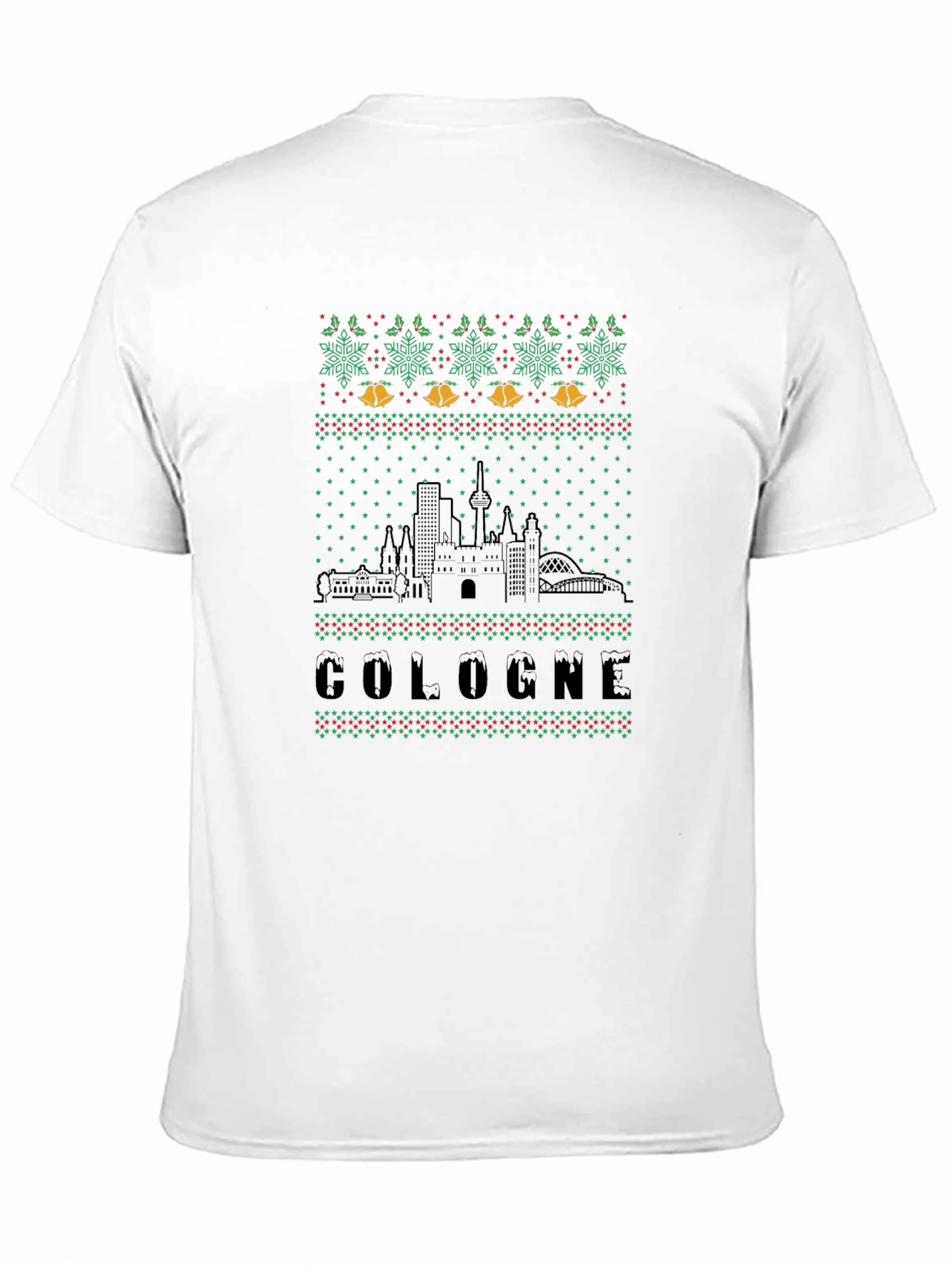Cologne Ugly Christmas Sweater Style T-Shirt