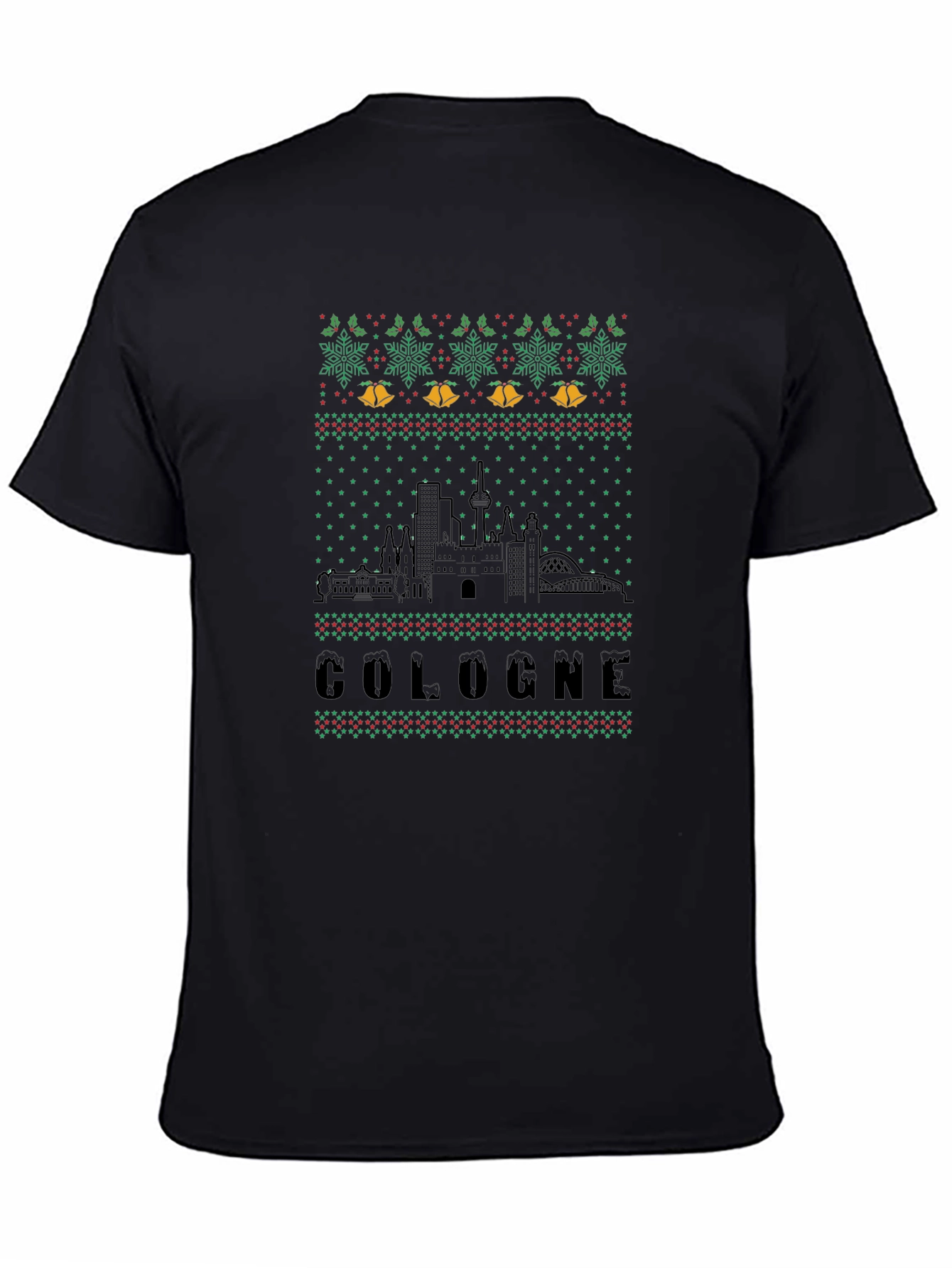 Cologne Ugly Christmas Sweater Style T-Shirt
