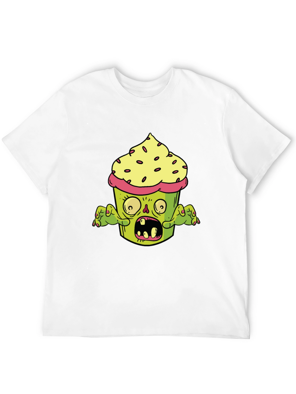Zombie Cupcake T-Shirt - Graphic Novelty Tee