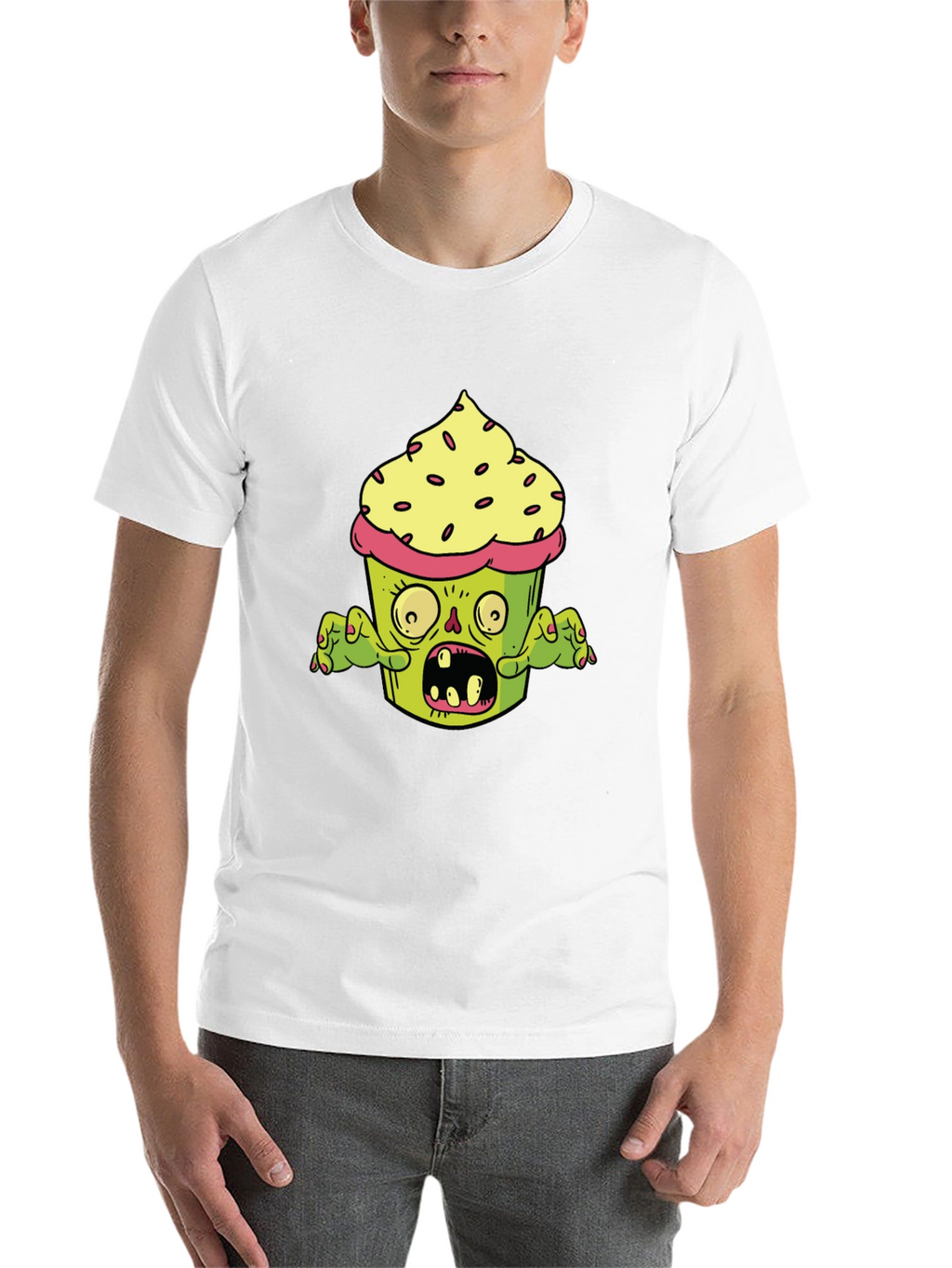 Zombie Cupcake T-Shirt - Graphic Novelty Tee