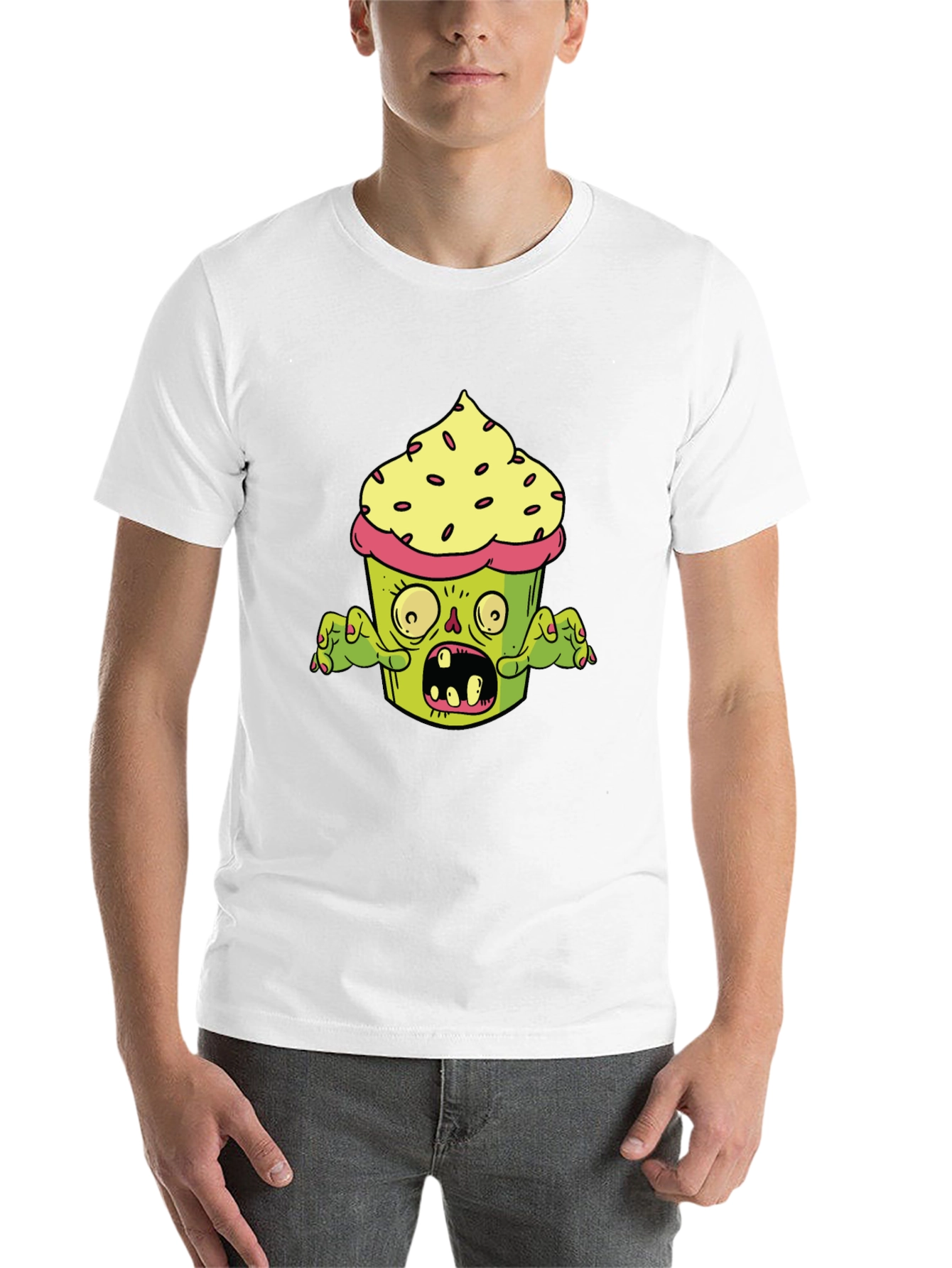 Zombie Cupcake T-Shirt - Graphic Novelty Tee