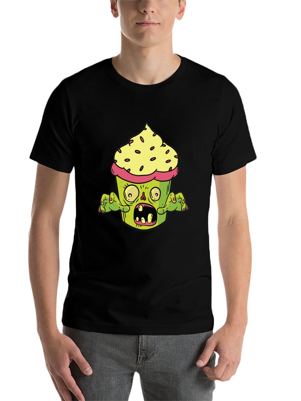 Zombie Cupcake T-Shirt - Graphic Novelty Tee