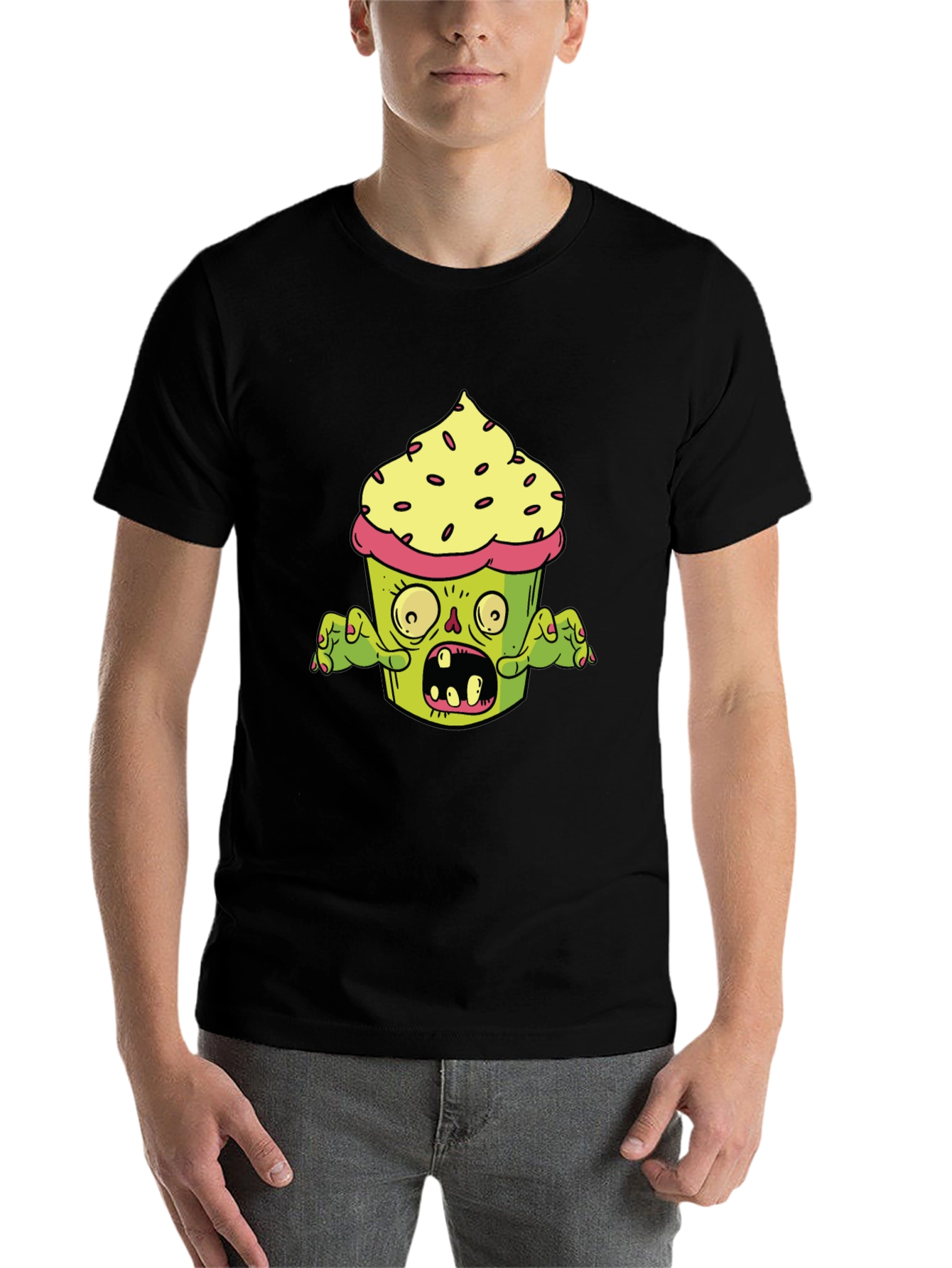 Zombie Cupcake T-Shirt - Graphic Novelty Tee