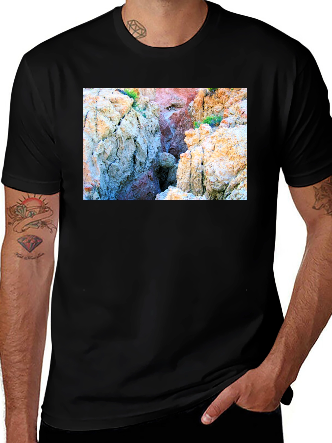 Canyon Graphic T-Shirt - Unique Nature Design