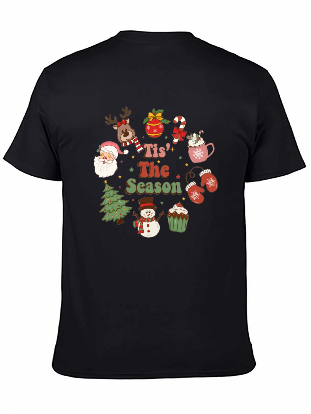 Tis The Season Christmas Holiday Graphic Tee