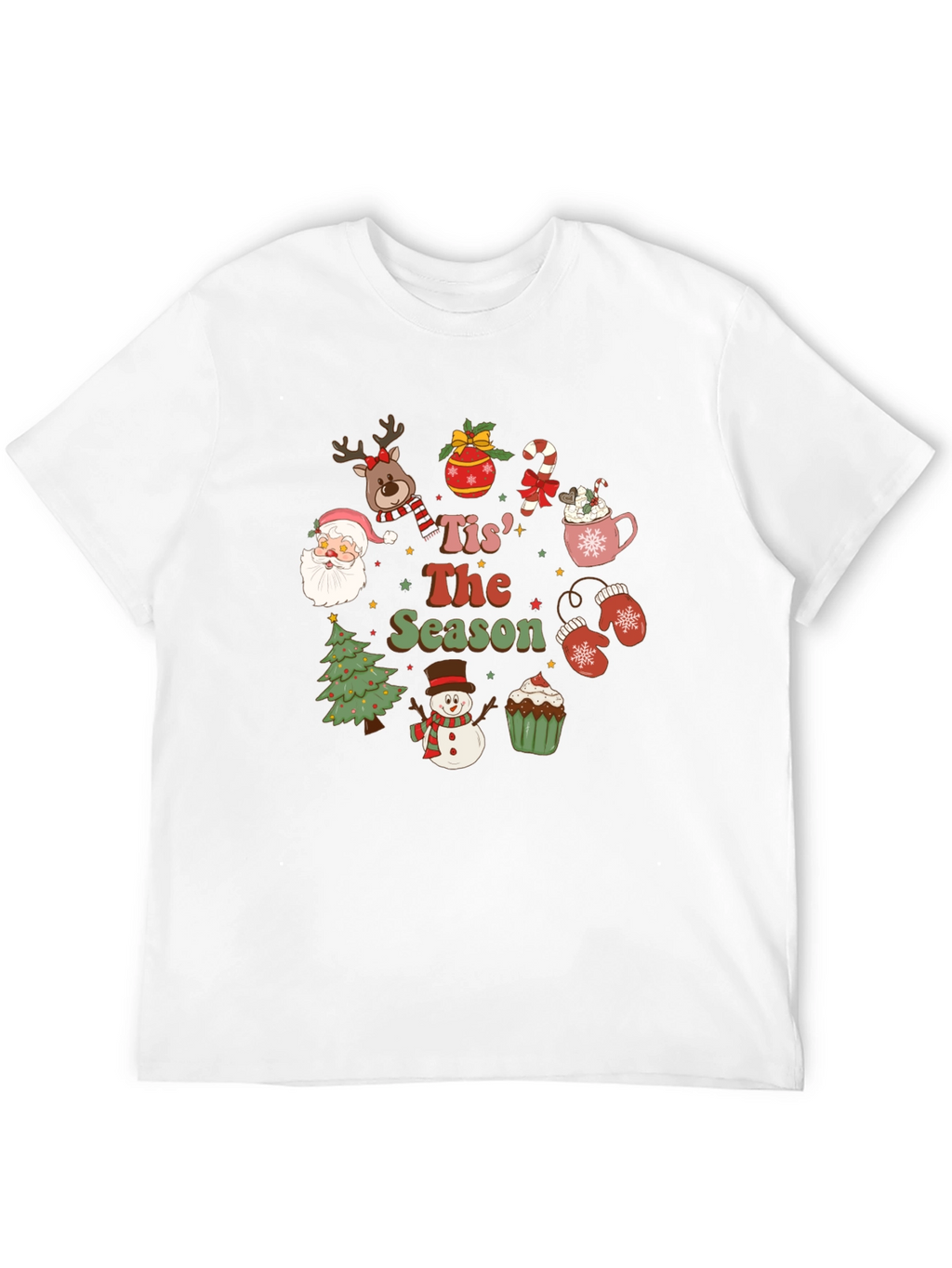 Tis The Season Christmas Holiday Graphic Tee