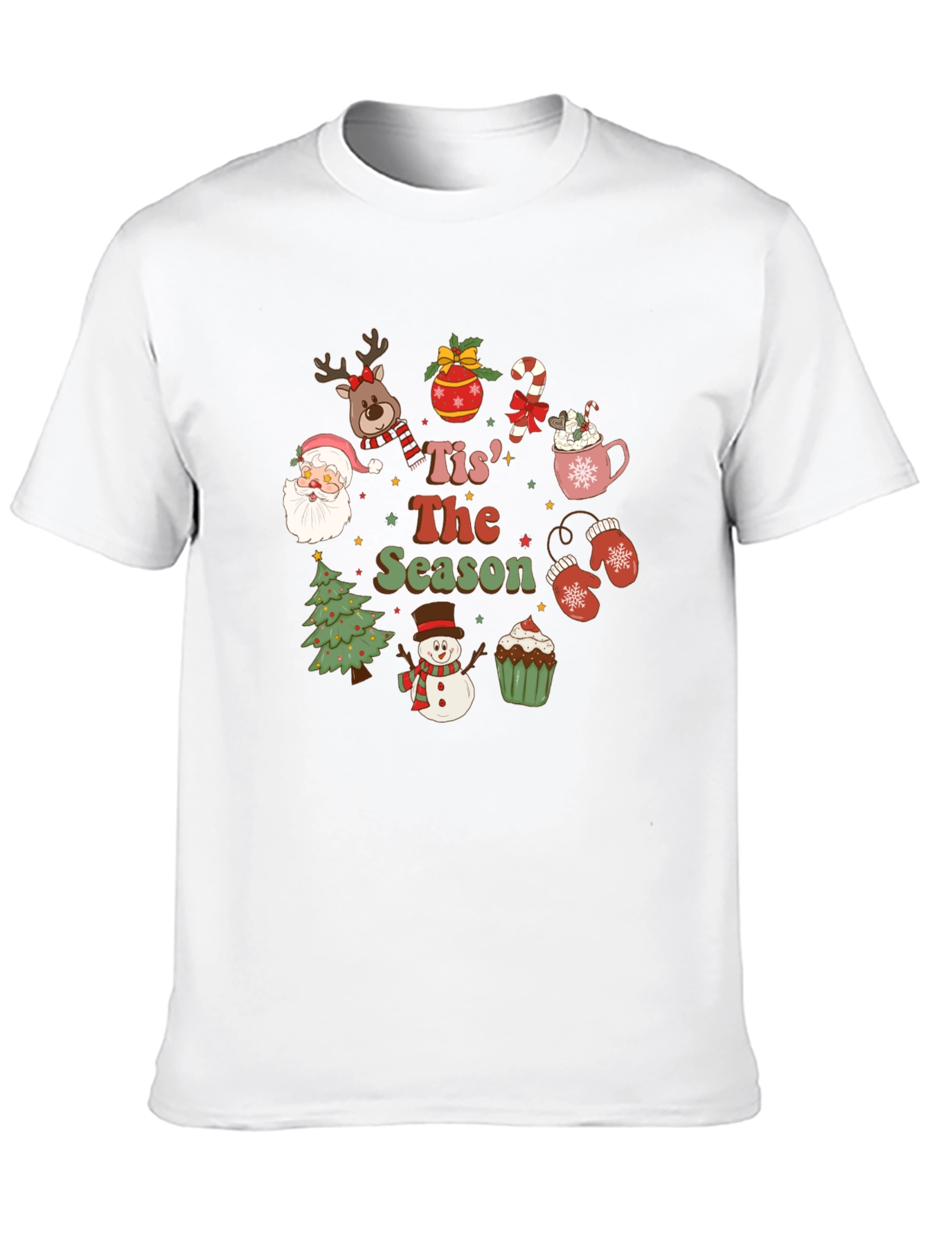 Tis The Season Christmas Holiday Graphic Tee