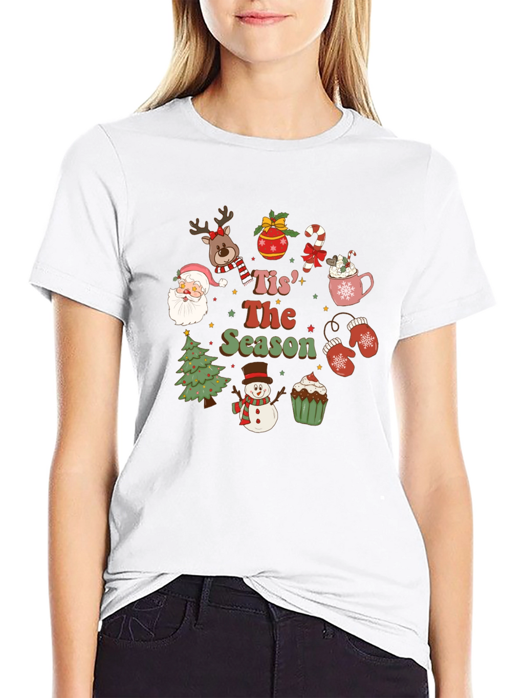 Tis The Season Christmas Holiday Graphic Tee