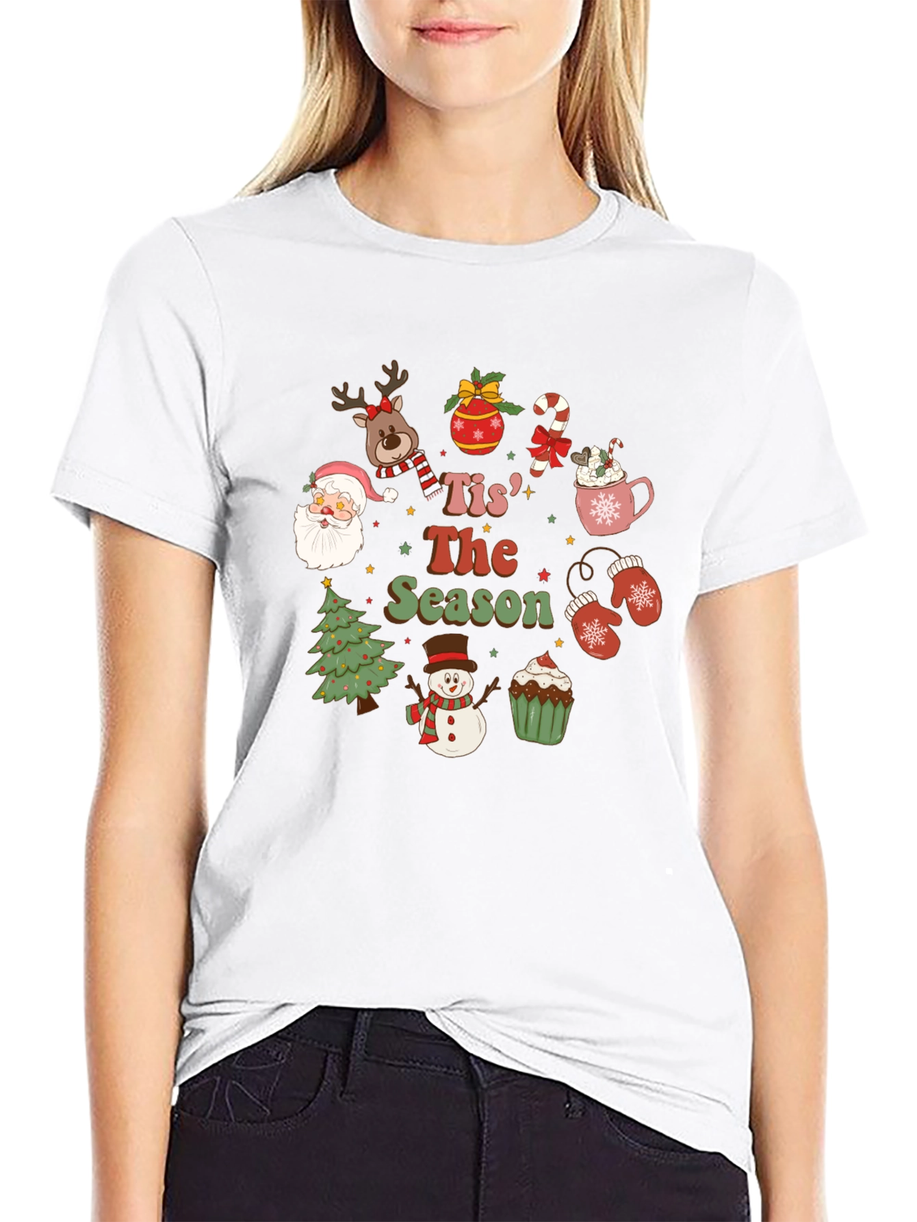 Tis The Season Christmas Holiday Graphic Tee