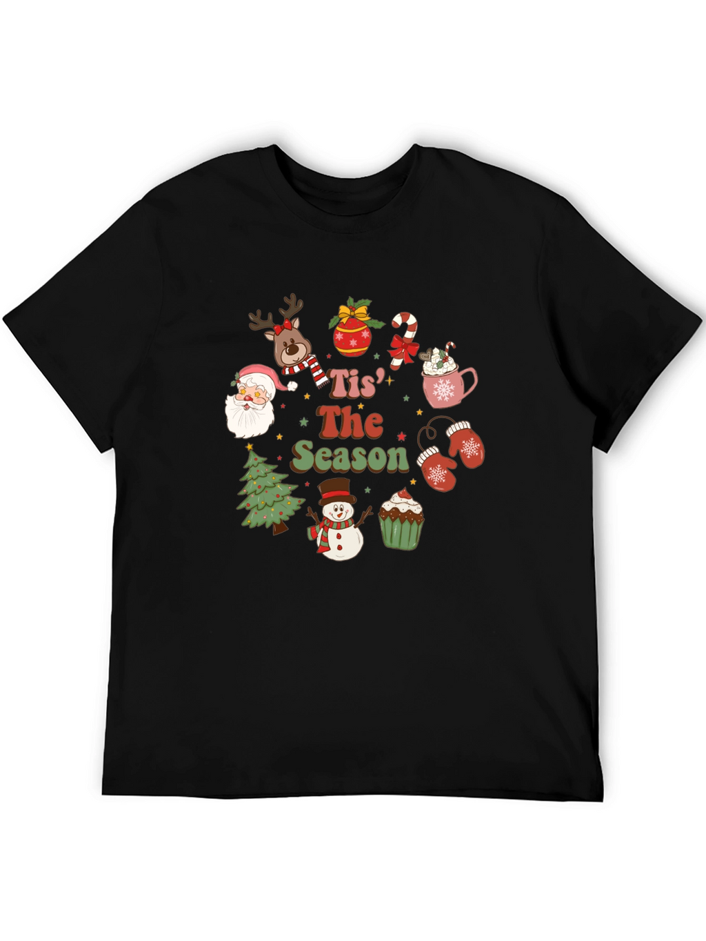 Tis The Season Christmas Holiday Graphic Tee