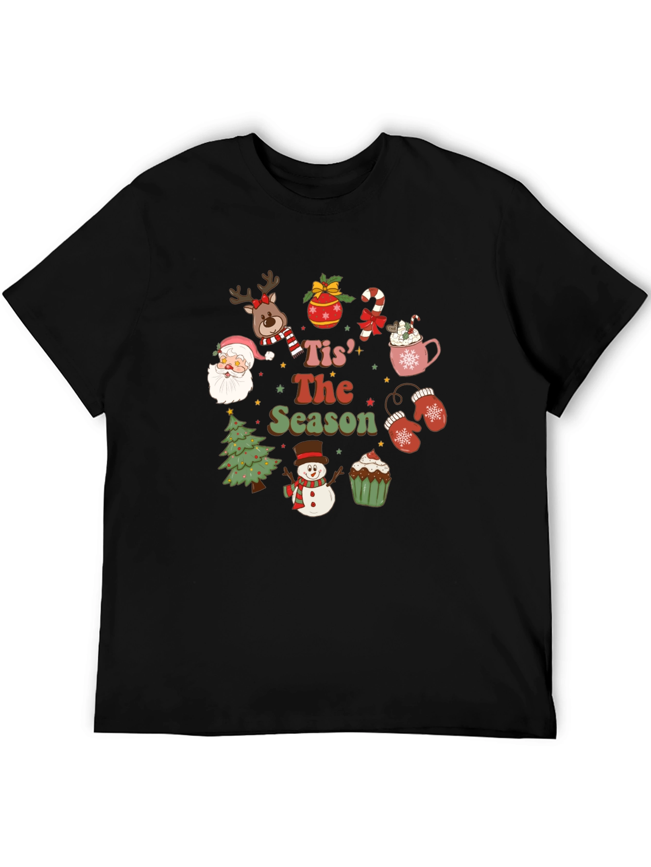 Tis The Season Christmas Holiday Graphic Tee