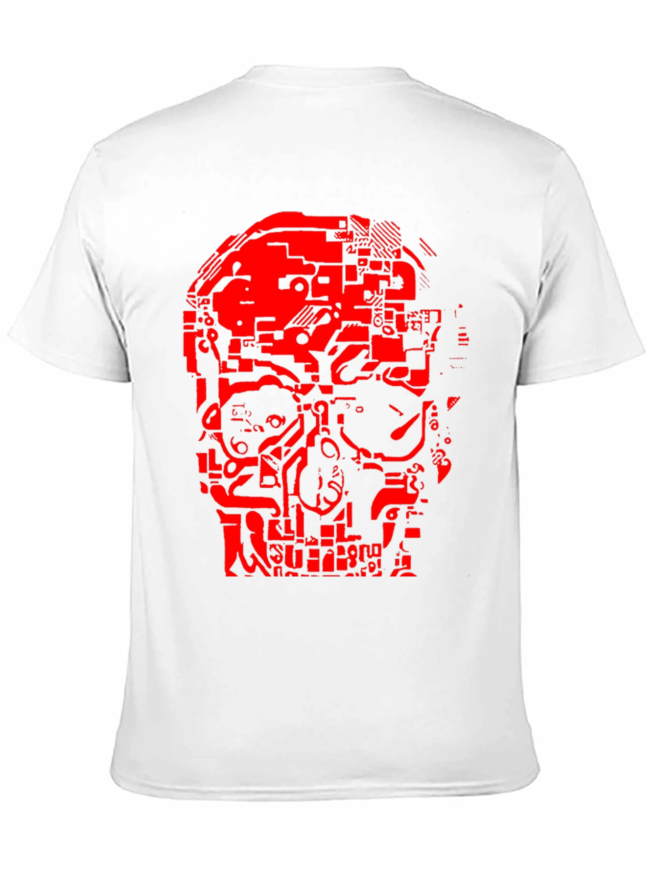 Tech Skull Graphic T-Shirt - Black