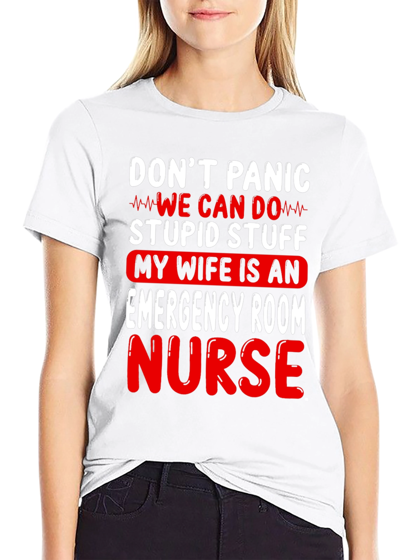 Dont Panic Funny Emergency Room Nurse T-Shirt