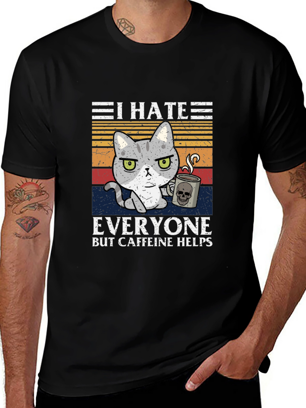 I Hate Everyone Cat T-Shirt