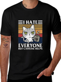 I Hate Everyone Cat T-Shirt