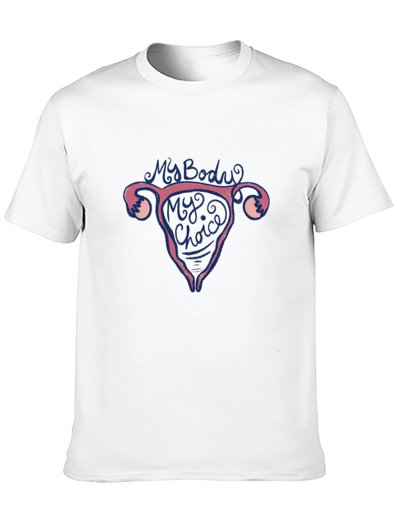 My Body My Choice Uterus Graphic T-Shirt