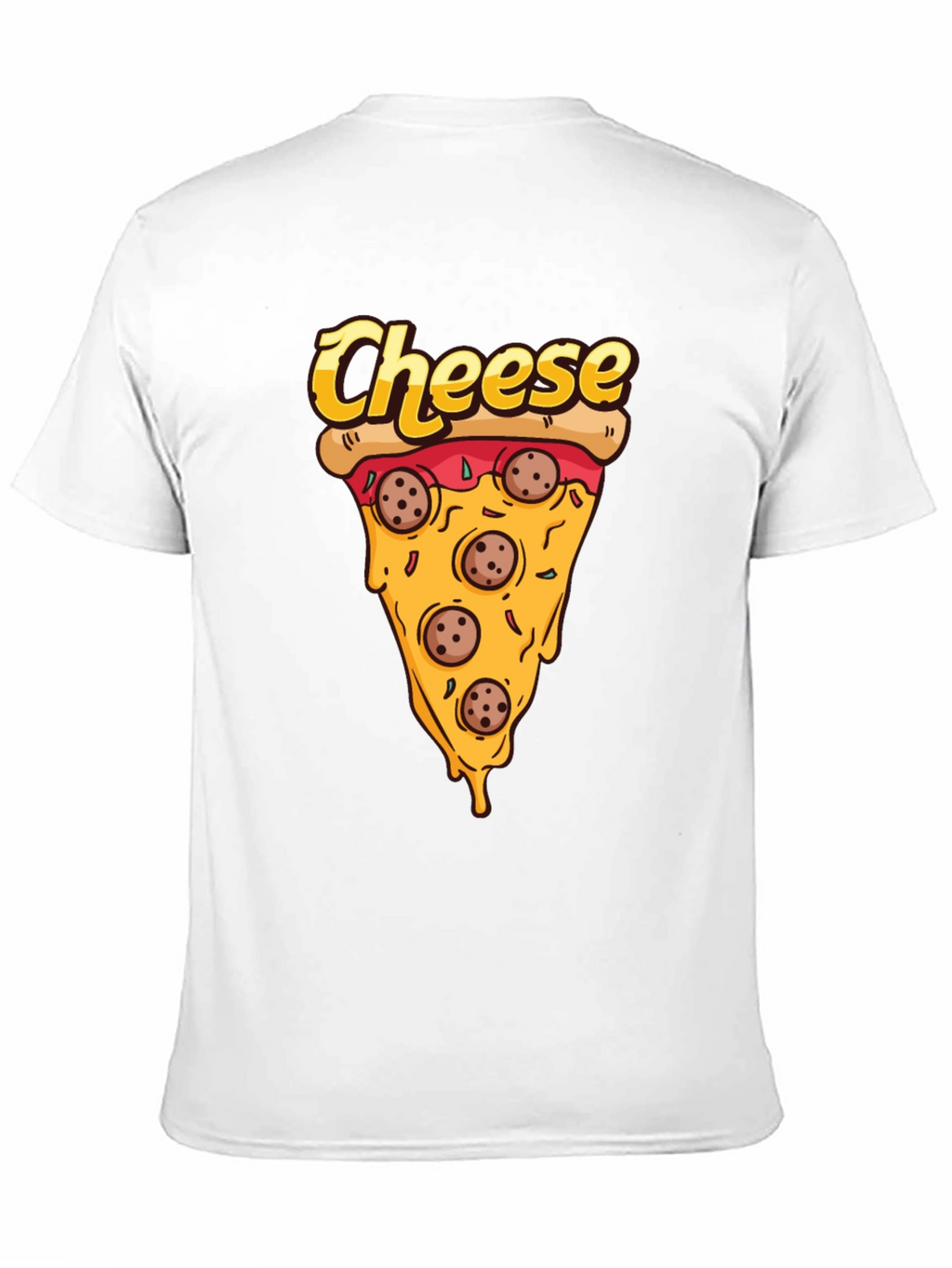 Pizza Cheese Slice Graphic T-Shirt