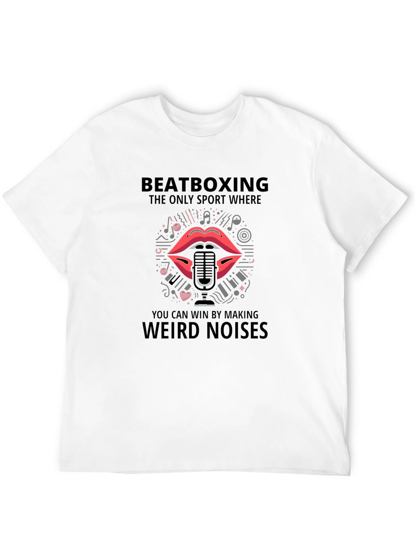 Beatboxing Weird Noises Graphic T-Shirt